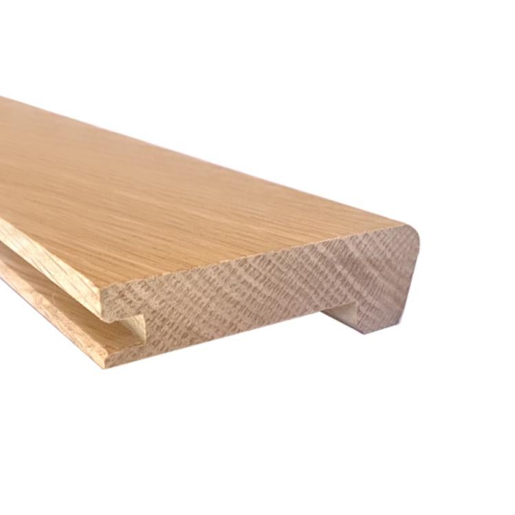 Nez de marche Chêne l.70mm Long. 2m Parquet Ep. 14mm Brut Leroy Merlin