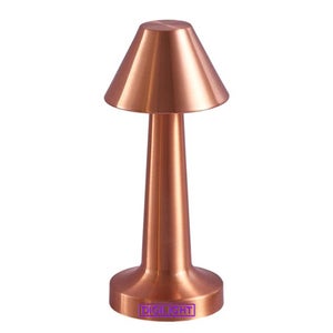 Lampe extérieur sans fil rechargeable Mina Large LED plastique & métal or  rose / H 17 cm - Lumière colorée - Lexon