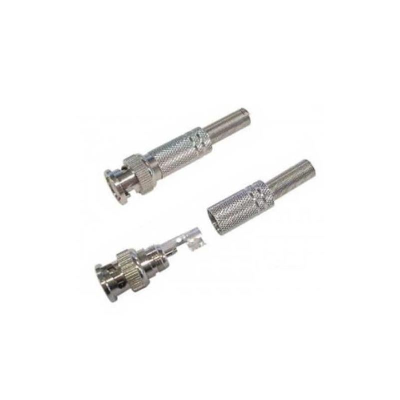 10 Connecteurs BNC Mâles Vecys - 50 Ohm, Pour Câbles RG316/RG174, Sertissage