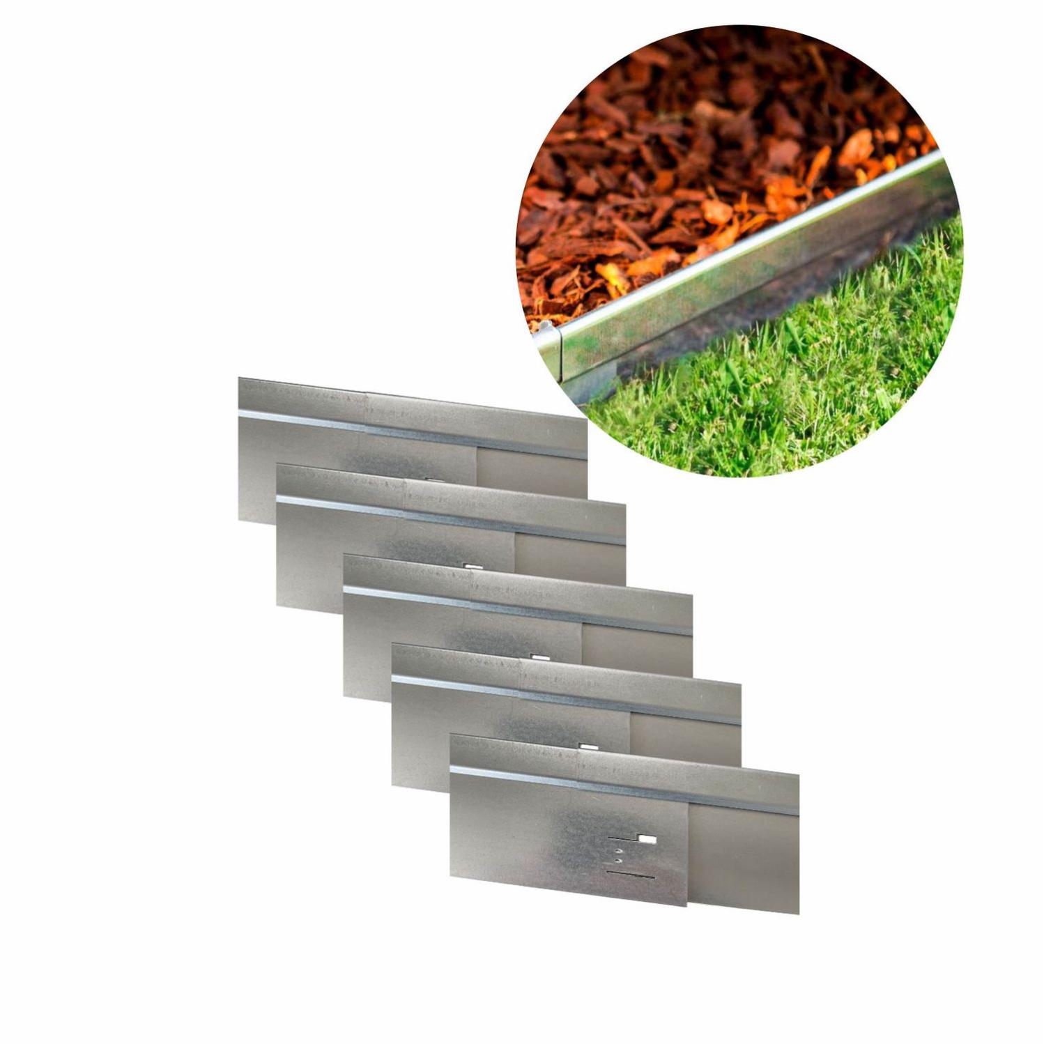 Bordura Per Aiuola Circolare In Acciaio Corten – Diametro 100 Cm, Proteggi Alberi E Delimita Il Giardino