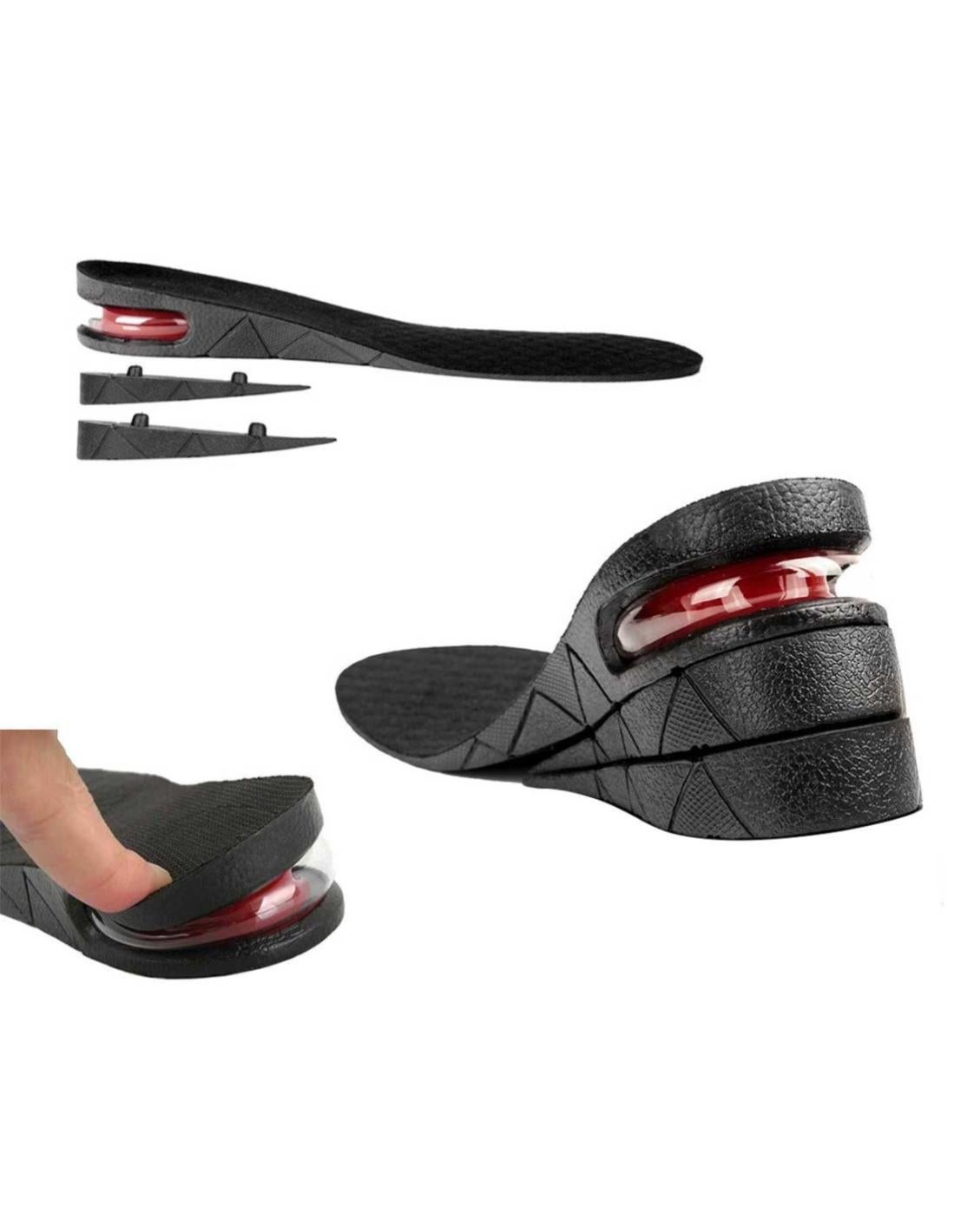 COPPIA DI SOLETTE ALZATACCO PLANTARE COMPONIBILI +3 +5 +7 CM ALZA