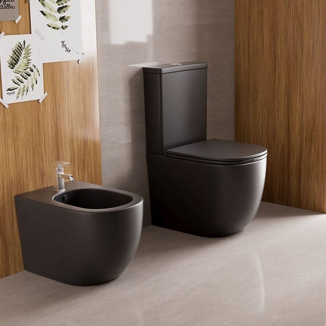 Toilette WC à poser CIPOLI en céramique – Le Monde du Bain