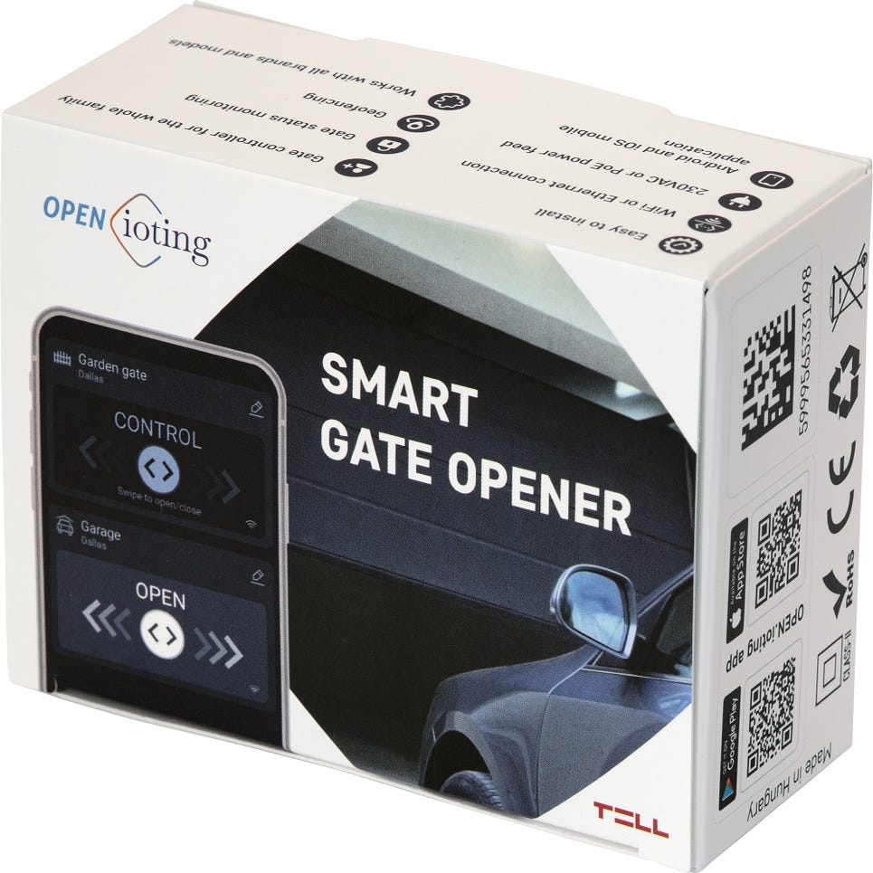 Open Ioting - Smart Gate opener - Ouvre porte connecté Wifi- Ouverture et  fermeture de votre portail ou porte de garage
