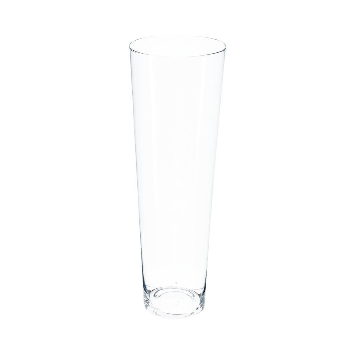 Vase conique verre H50 cm Atmosphera créateur d'intérieur Leroy
