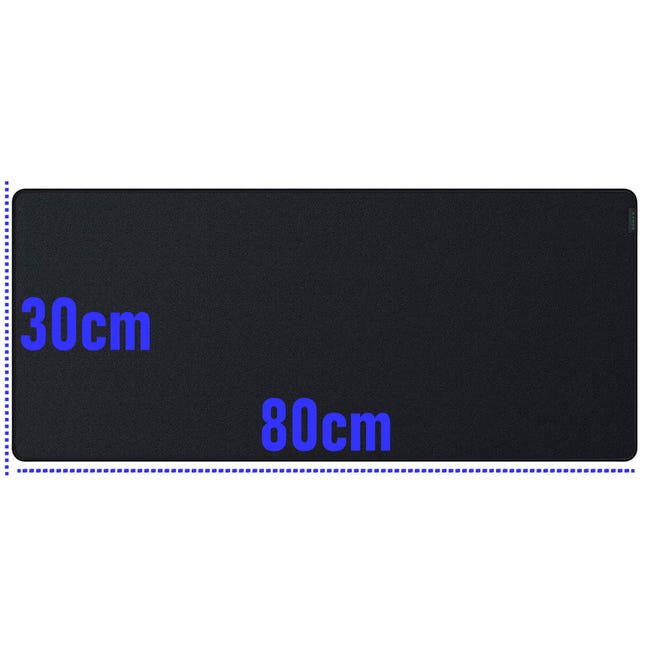 TAPPETINO PER MOUSE XXL PAD MOUSEPAD GAMING EXTRA LARGE TAPPETO NERO 800 X  300