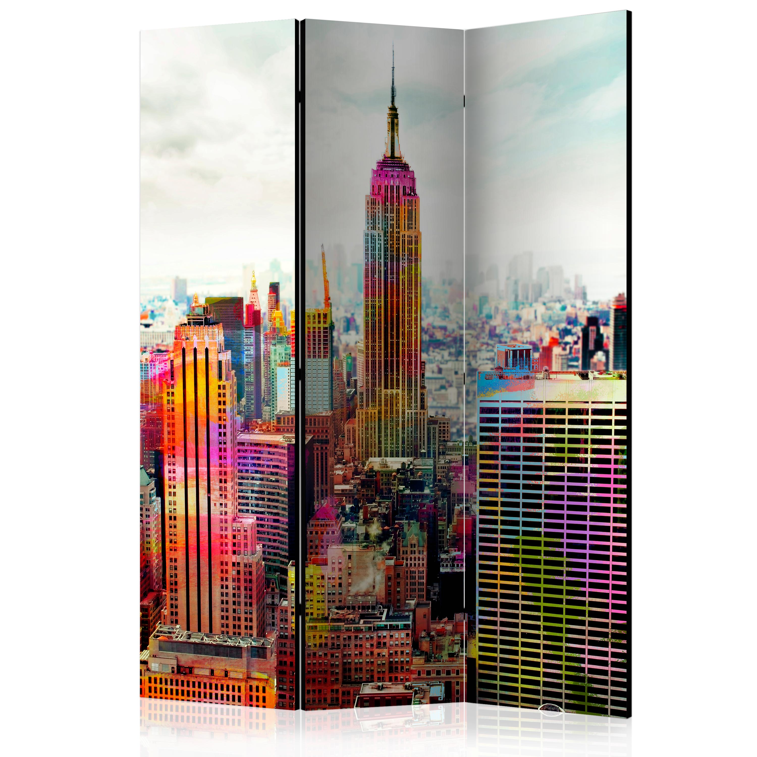 Paravent 3 volets Colors of New York City [Room Dividers] 135x172