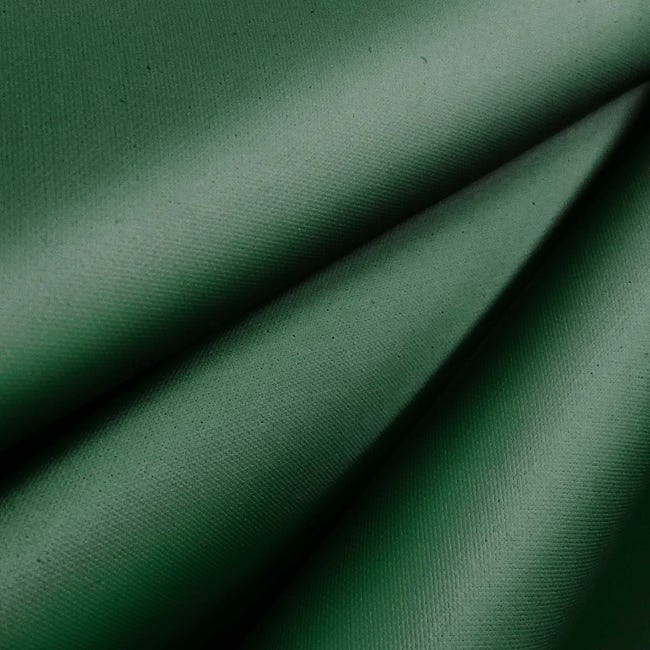 Tela impermeable verde oscuro / 58 pulgadas de ancho/vendido por The Yard