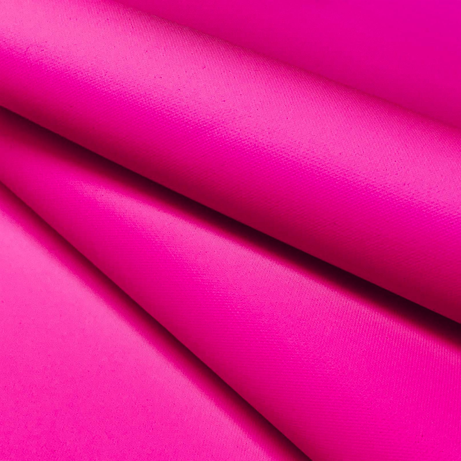 Cremallera impermeable rosa fluorescente por metros