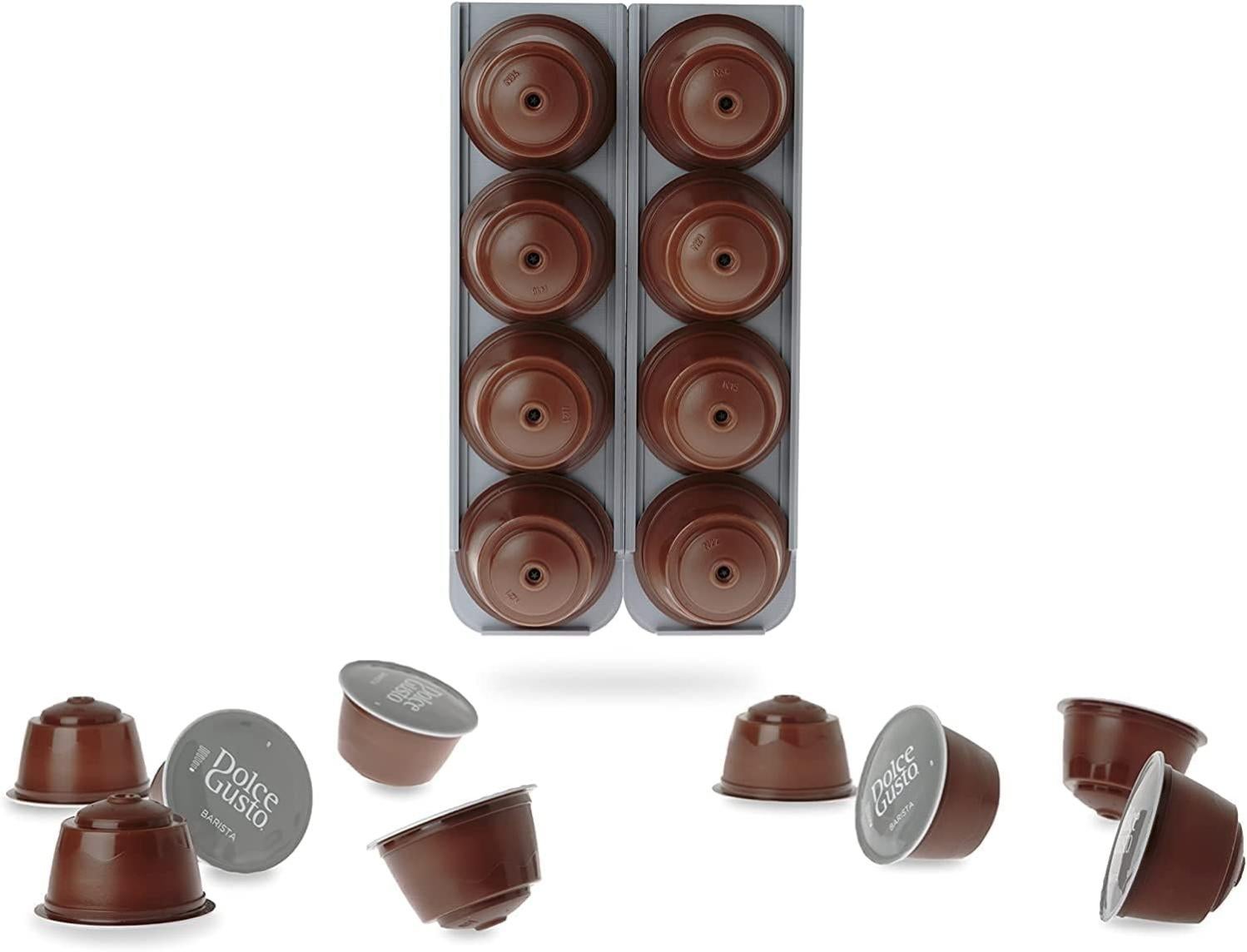 R&R SHOP Lot De 3 Porte-capsules Adhésifs Pour Lavazza Modo Mio - 4 Capsules Chacun - Fabriqué En Italie