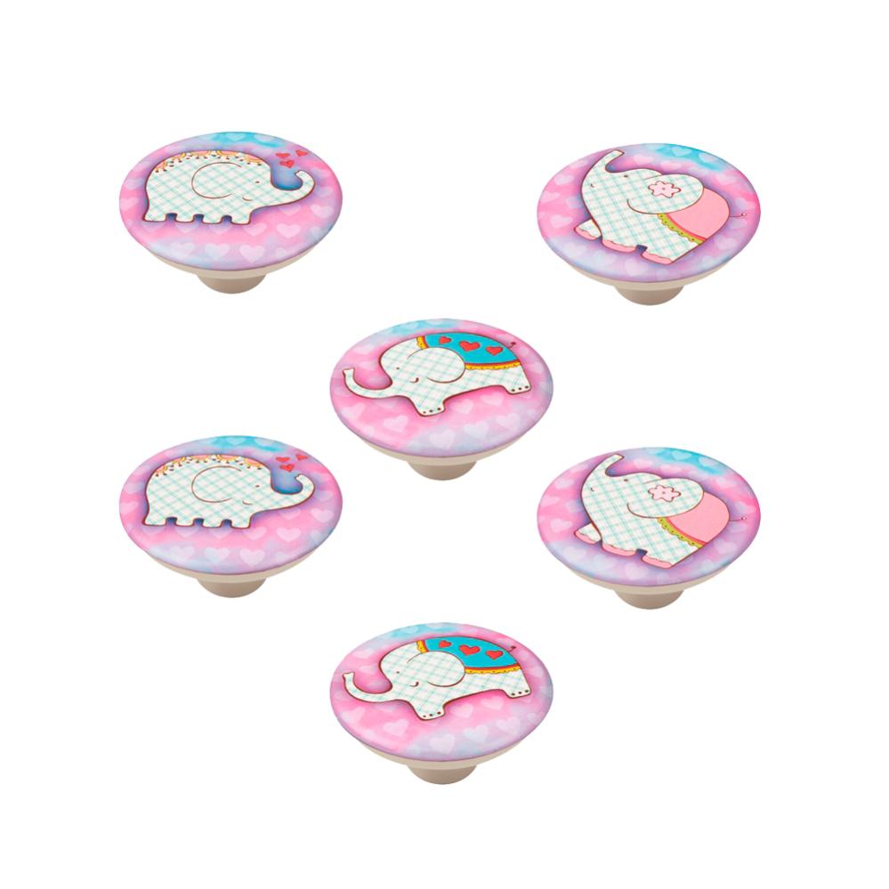 Procos 90651 Tovaglia Per Bambini In Plastica - Elefante Con Palloncini - Bianco - Perfetta Per Feste Di Compleanno - 3