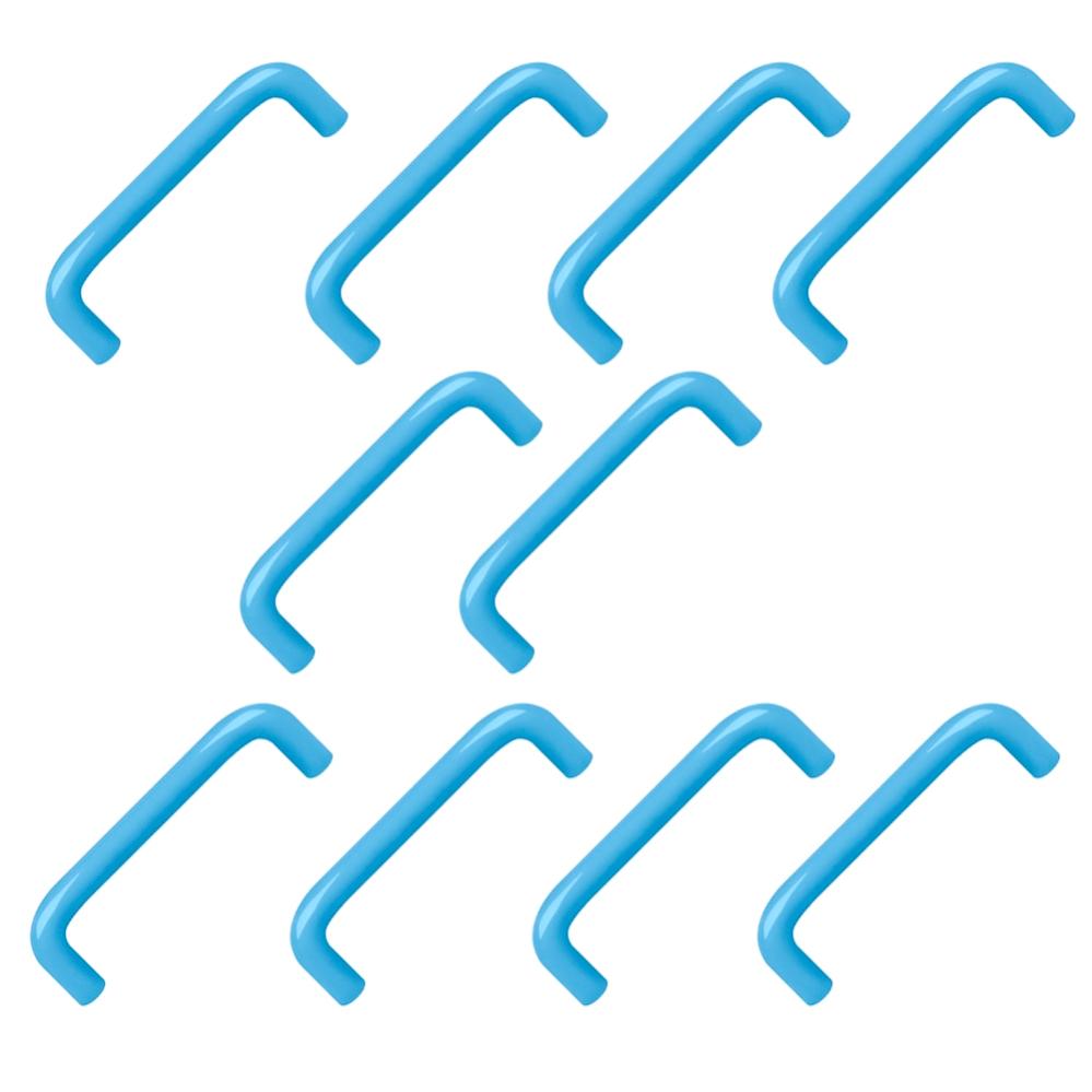 Poignée De Meuble En Transparent Bleu Entraxe 96mm, CORE