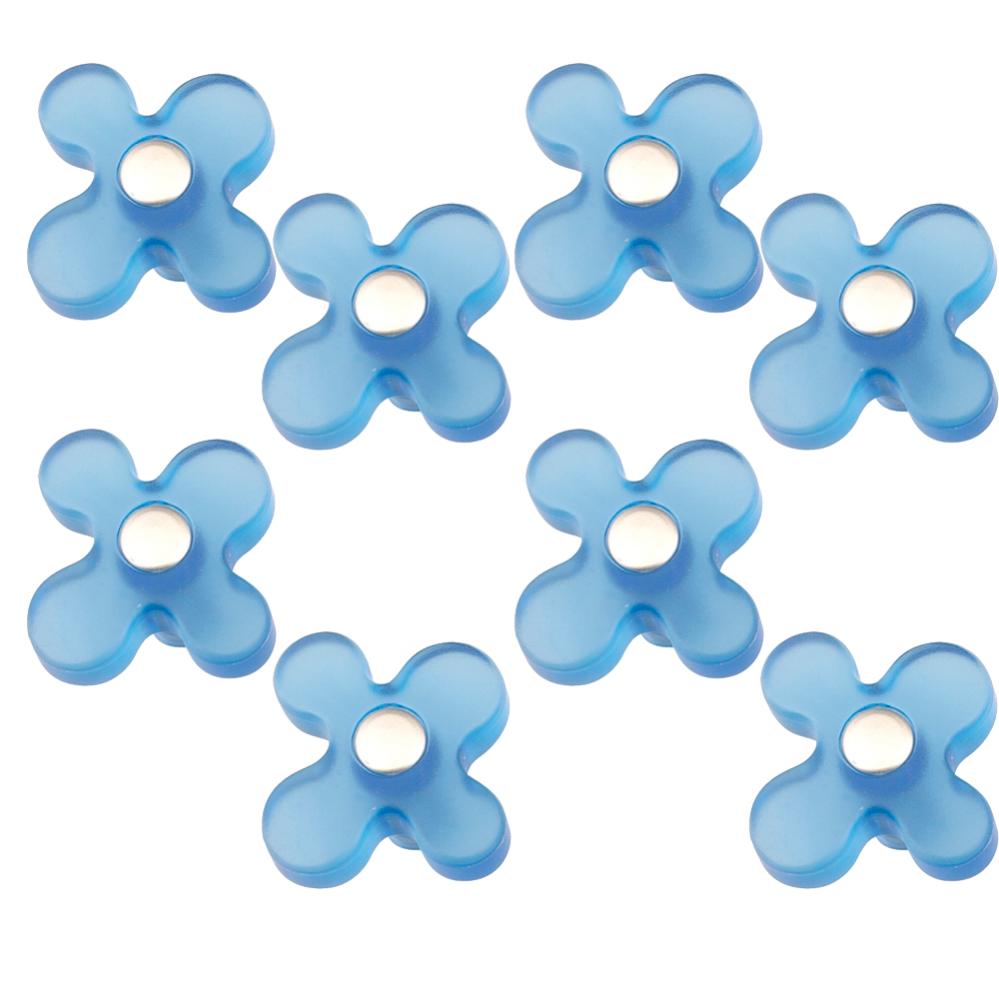 Bouton De Meuble étoile De Mer – Résine Bleu Marine Satiné, 50mm, Avec Vis, Neuf
