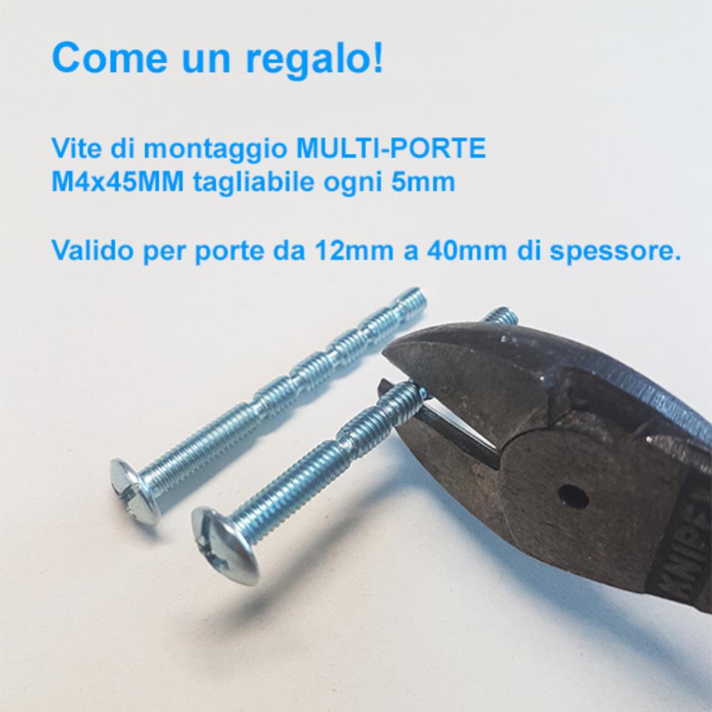 6 Un. Puxador Maçaneta aço inoxidável calidad AISI-304 Mueble COCINA y Baño - Distância entre parafusos 128MM - 8