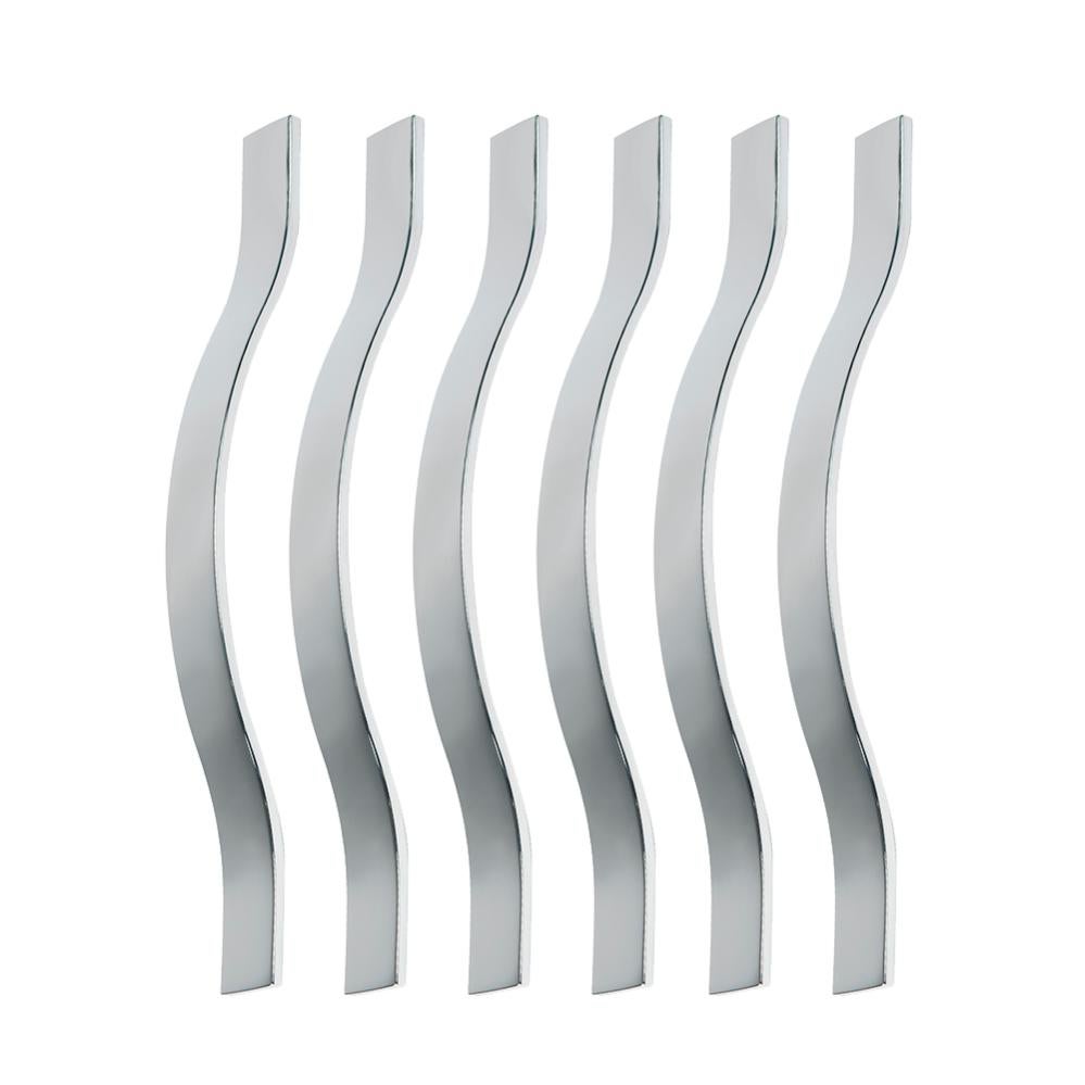 Maniglia Moderna Per Porta Interna Style Bicolore Comit Ottone Cromato - Foto 2