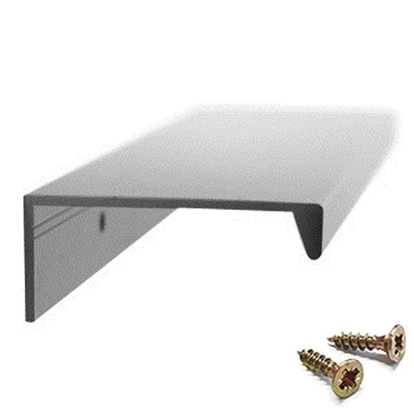 6 Maniglie Per Mobili Nere In Nylon - Distanza Fori 120mm, Per Cucina, Armadi, Design Moderno - Foto 9