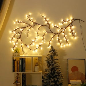 Luce decorativa per albero di Natale intelligente, 380 luci a stringa LED  RGB 24 modalità di illuminazione con stella per albero di Natale da 210 cm