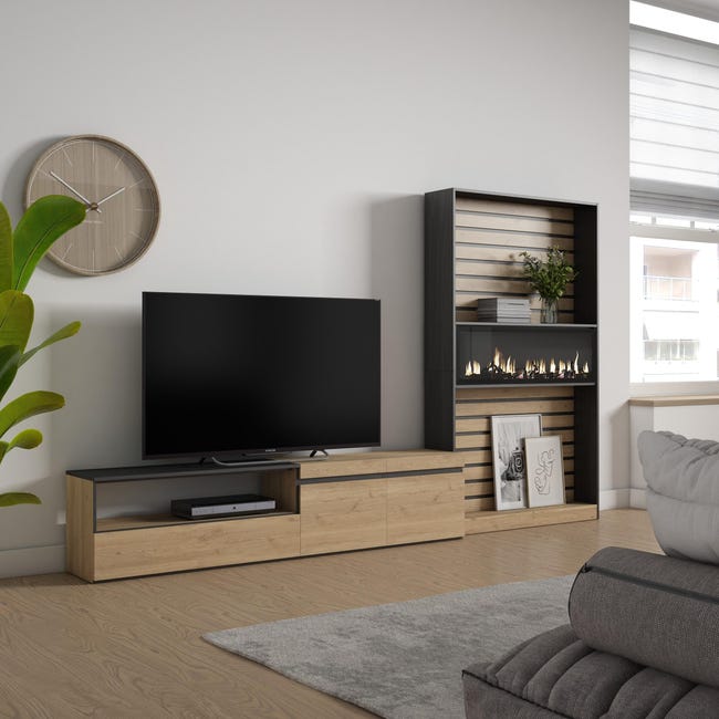 Skraut Home - Muebles de Salón para TV - Conjunto de muebles