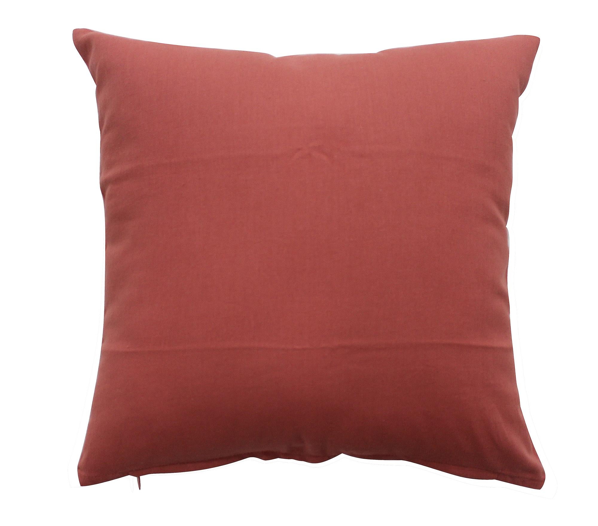 Fodera Per Cuscino Tinta Unita Terracotta 40x40 Cm Acquista Da OBI - Foto 3