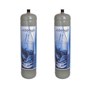 Bombola Co2 da 2Kg Alluminio Ricaricabile Nuova Con Valvola Residuale  Certificata (per sistemi di gasatura acqua)