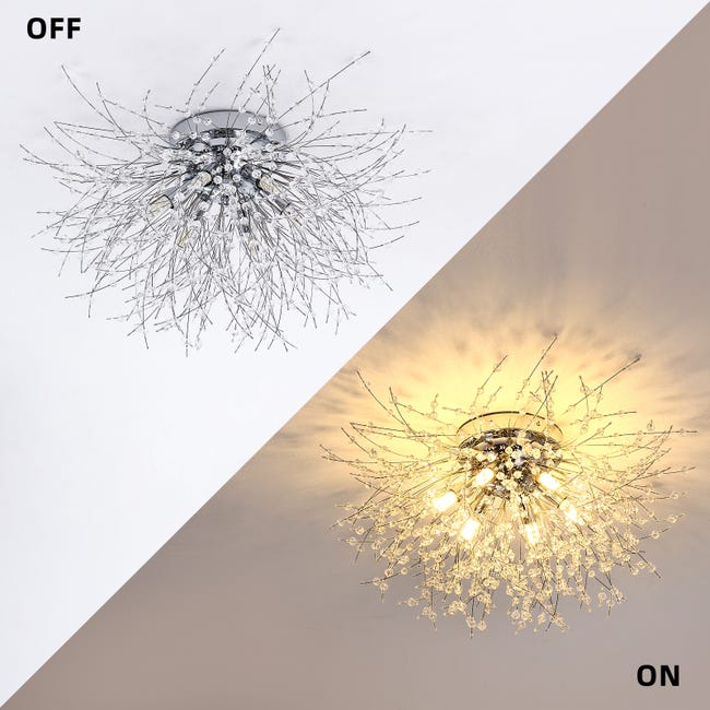 Lampe Led Moderne En Cristal, E27, Réglable, Luminaire Décoratif D
