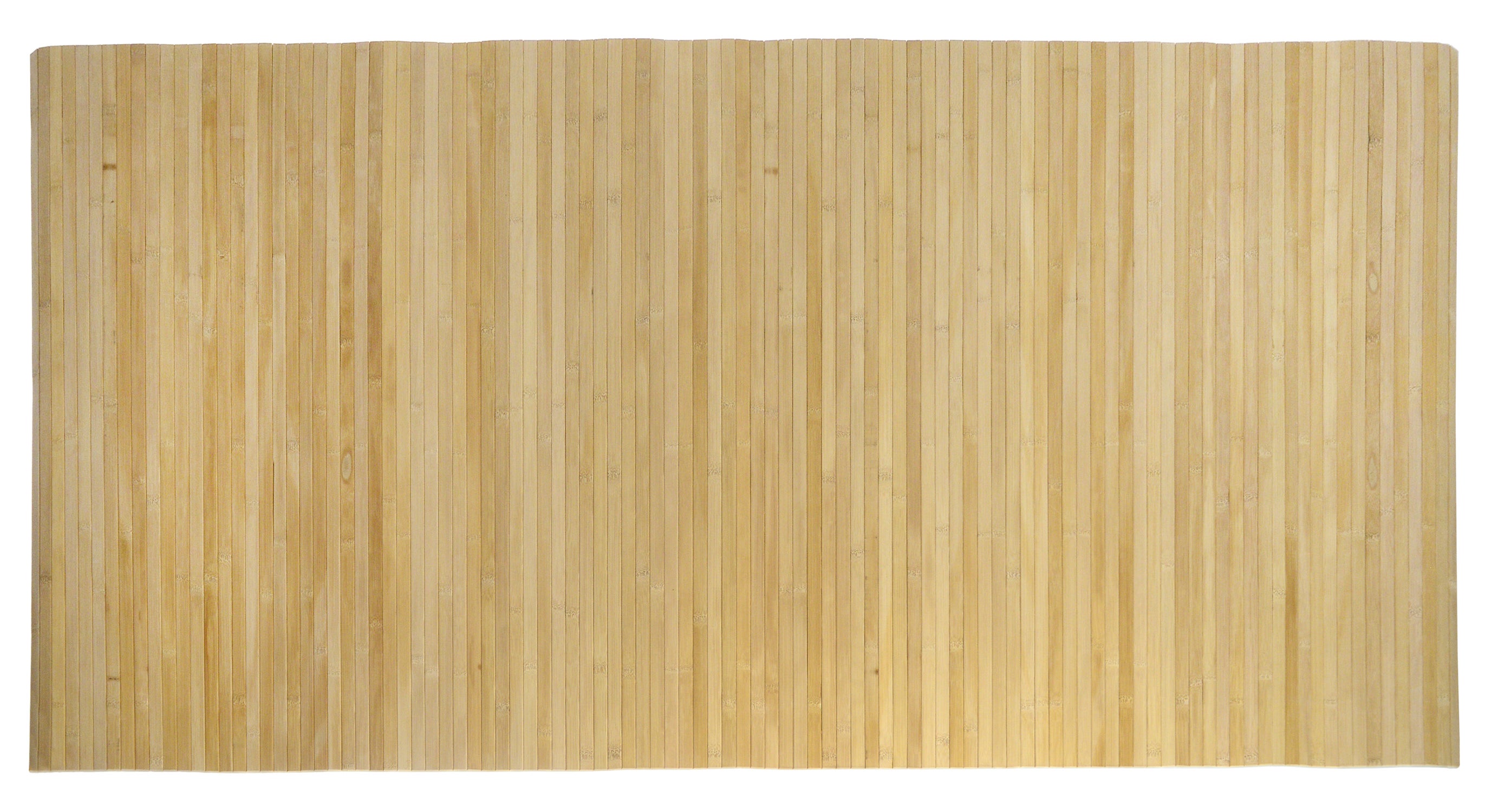 Alfombra de bambú estampada sin cenefa color natural, alfombra de bambu 