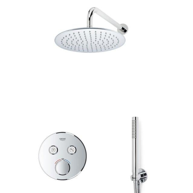 Grohe Grotherm Ensemble de douche avec partie encastrable et partie de