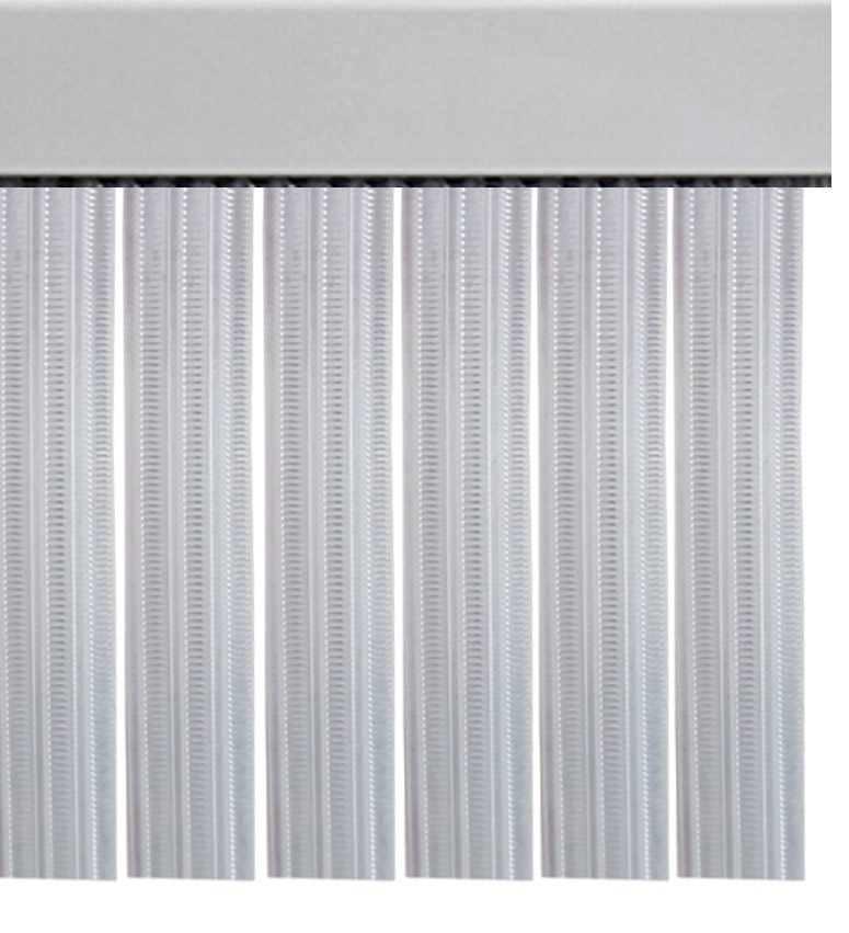 Cortina de tiras cintas espiral para puertas 120 cm - Blanco