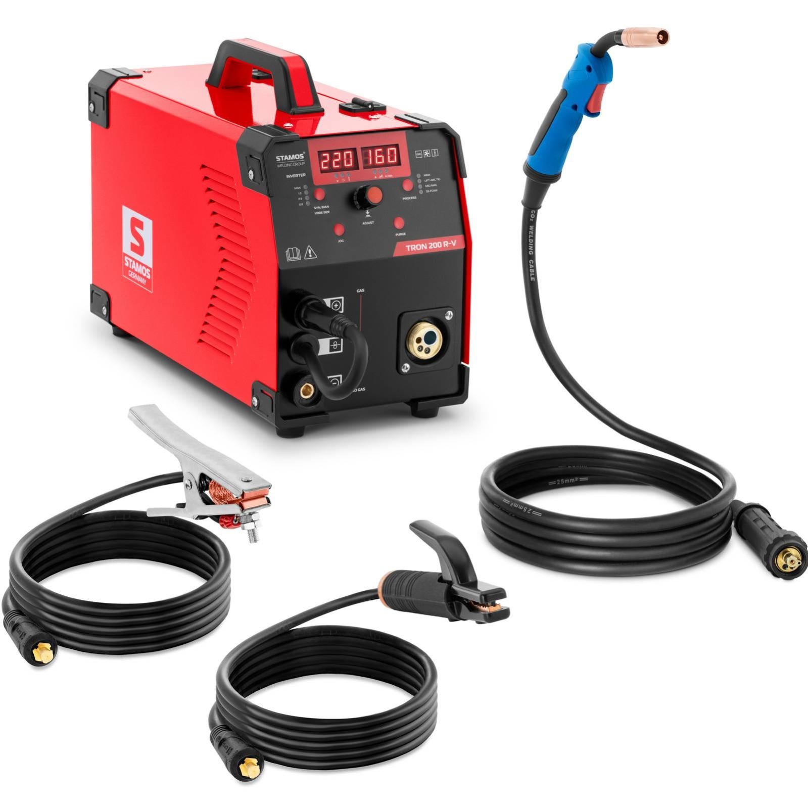 Caster-tig Saldatrice Ad Arco Con Tecnologia Ad Inverter 200 Amp