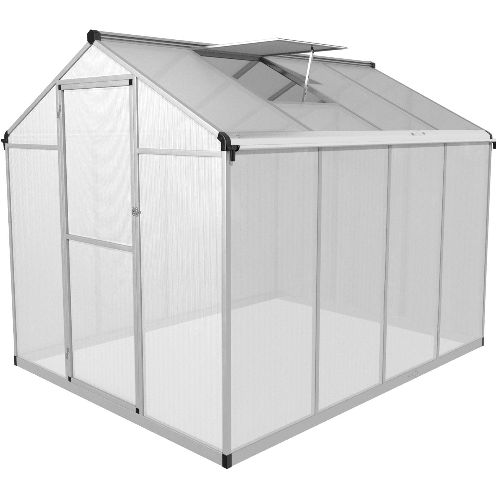 Greenhouse Unipropo 242 x 178 x 195 cm Polycarbonate + aluminium