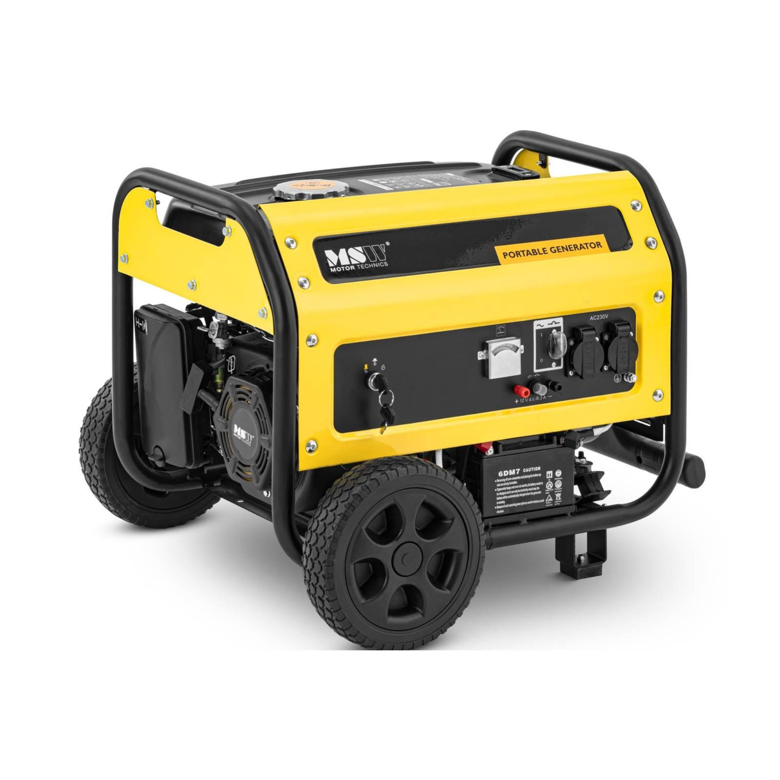 Groupe lectrog ne Essence MSW 2700W 2 X 230 V CA 12 V CC groupe-lectrog-ne-essence-msw-2700w-2-x-230-v-ca-12-v-cc