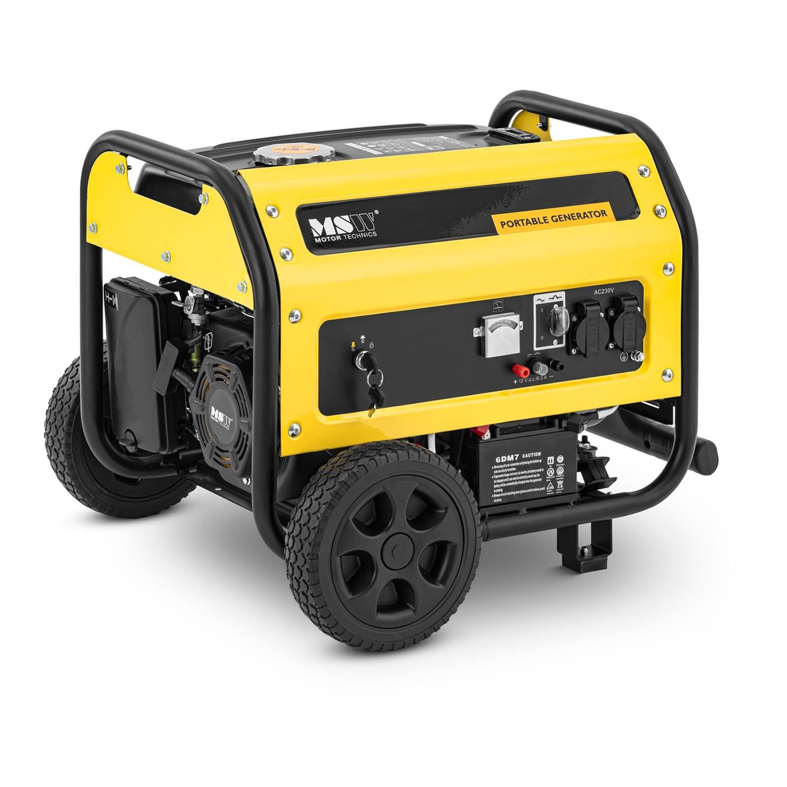 Groupe électrogène inverter Groupe électrogène avec onduleur 2 x 230 V / 12 V CC 2700 W Leroy