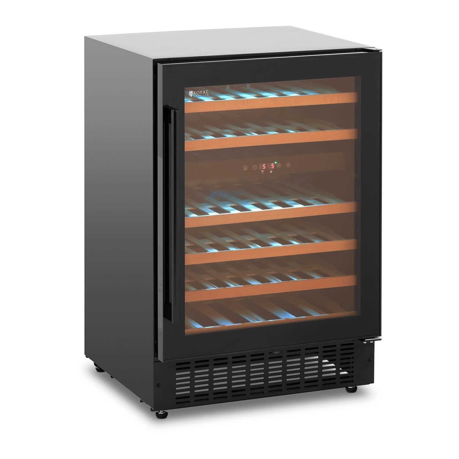 Cave à vin 46 bouteilles Cave à vin de service Frigo cave à vin LED 135 L Leroy Merlin