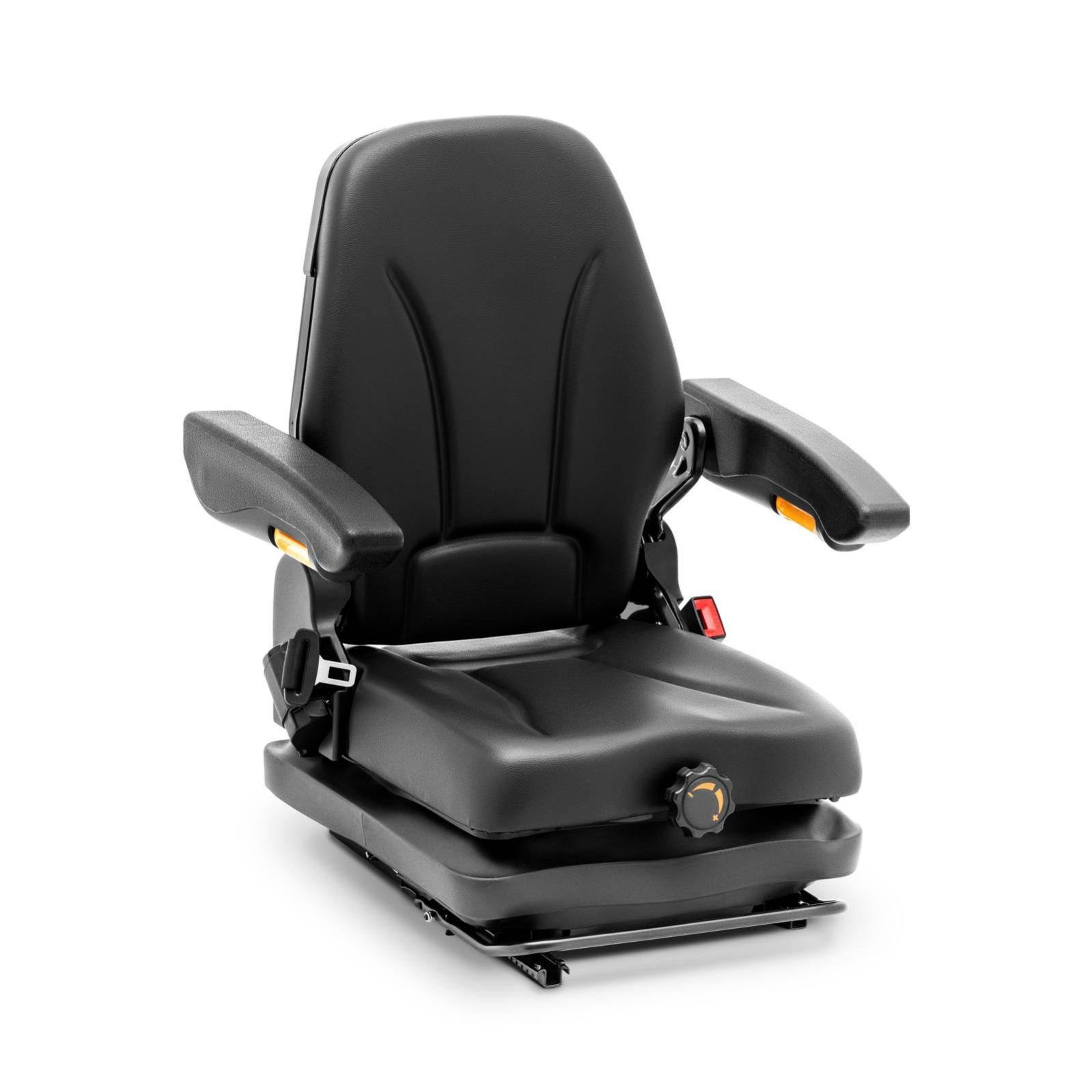 Siège Tracteur Universal VidaXL - Avec Dossier, Accoudoirs Et Base Coulissante Réglable | Confort Renforcé Pour Tondeuse Ou Chariot