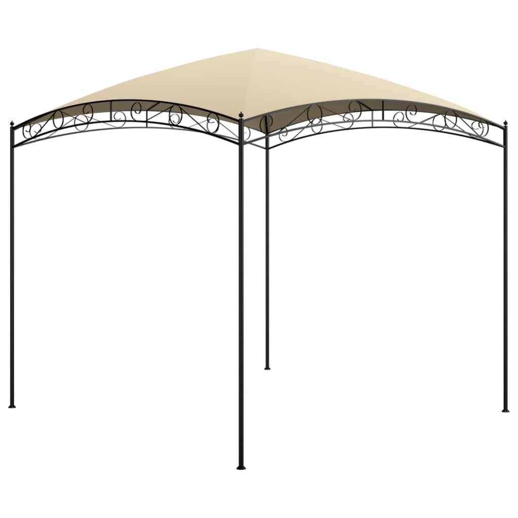Linea Garden Segeltuch, 3x3 M, Beige – Wasserabweisend, Schattenspender Mit Seilen Und Ösen