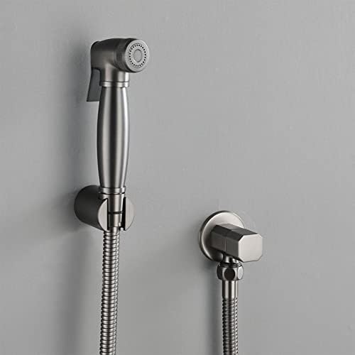 Pistolet de pulvérisation Bidet de poche Pulvérisateur de toilette Tête de  douche Buse de nettoyage de salle de bain avec tuyau de douche Portable