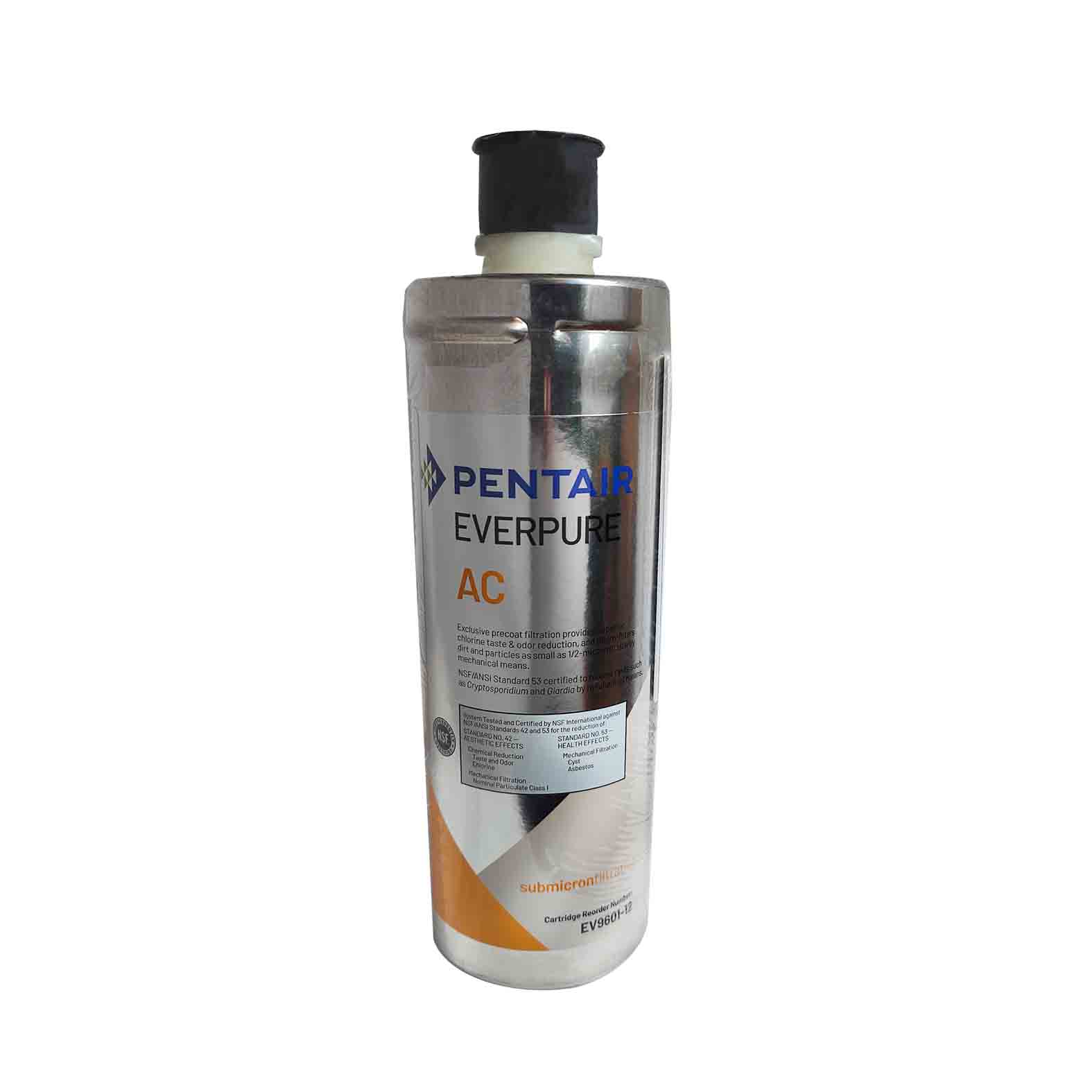 Filtro Everpure AC che fornisce una efficace riduzione del cloro, sapori ed  odori.