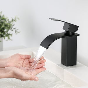 Robinet eau froide lave mains INDUSS poignees rouges - GMCR204RO 