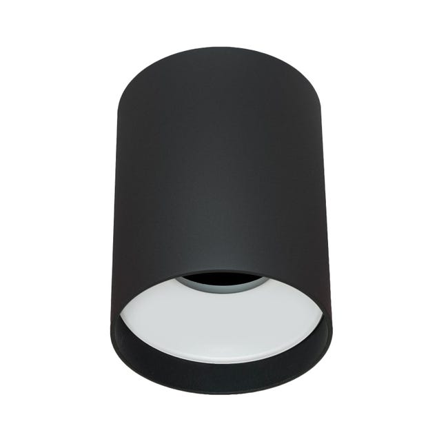 Plafonnier salle de bain 3 spots 3x5W LED GU10 blanc ou noir -  Ledspot-planet