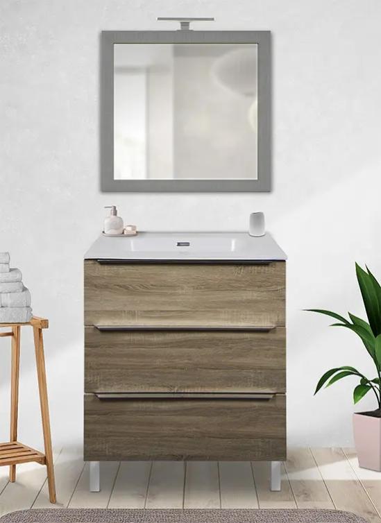 Tavolino Sollevabile Karol 6 Mas Casa – Legno Massello Di Pino – Finitura Rovere Ika E Bianco – 100x50x47 Cm - 4