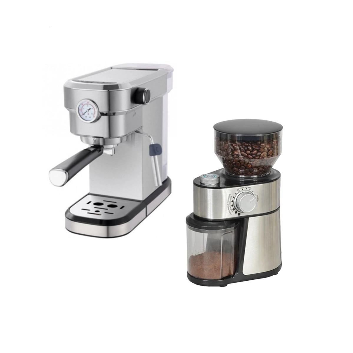 Pack expresso cafetière + broyeur Kitchen Chef PACKEXPRESSOBROYEUR