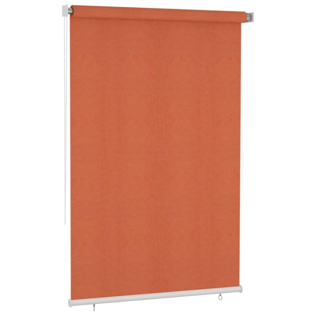 The Living Store Store roulant d'extérieur 160x230 cm Orange Leroy
