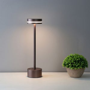 Lampe de table rechargeable USB Pop variation blancs/intensité terracota  XANLITE
