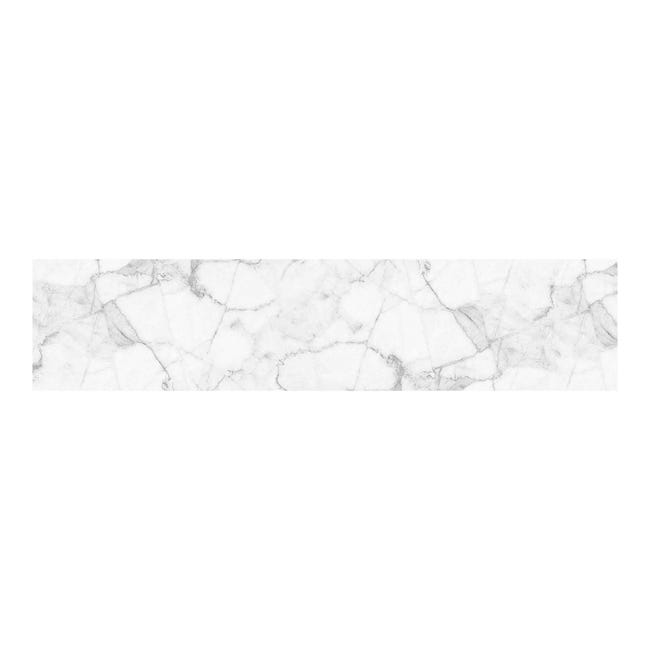 Credencia adhesiva en vinilo ignífugo Ladrillos blancos 260x60 cm