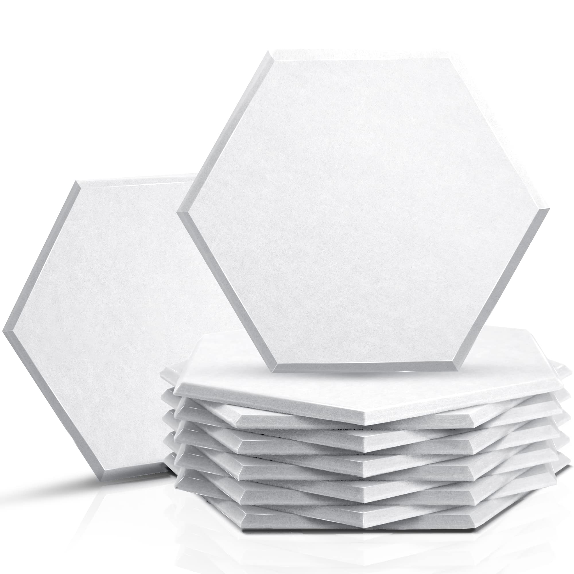 Espuma Acústica Pack 12 Paneles, Paneles Acústicos Hexagonales con