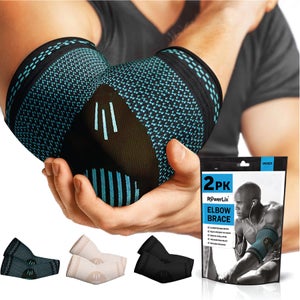 POWERLIX Genouillère de compression – Homme et femme – Support pour la  course, le basket-ball, les poids, la gym, le sport Noir, S