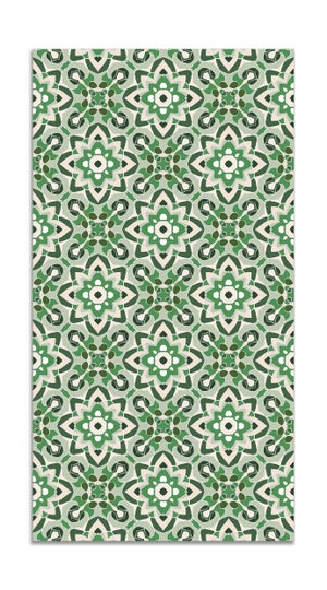 Tappeto BERBER quadrato 9000 verde Frange berbero marocchino shaggy green  120x120 cm