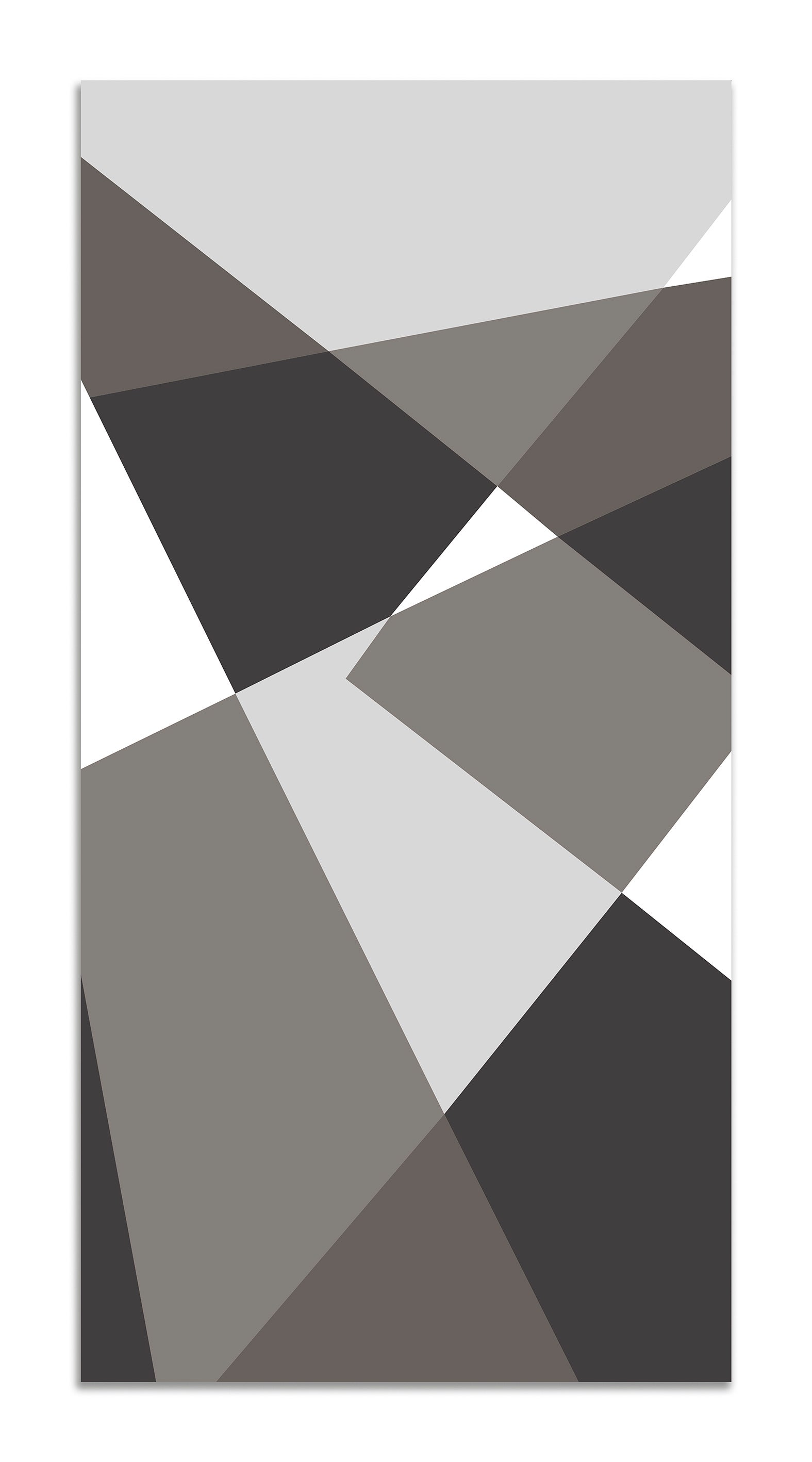 Panorama alfombra vinílica geometría abstracta gris 300x200 cm - alfombra cocina vinilo - alfombra salón antideslizante e ignífuga