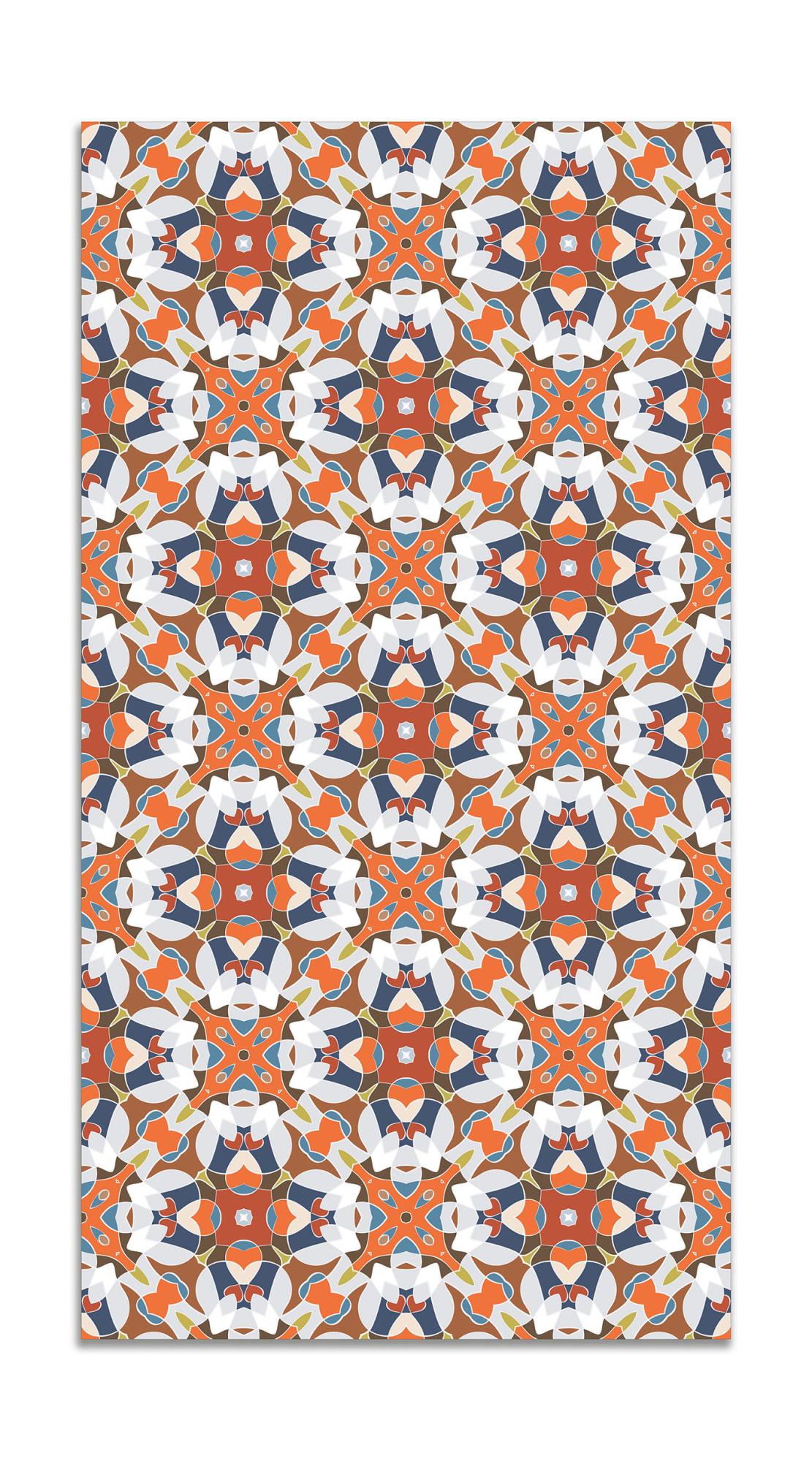 Panorama alfombra vinílica baldosa modelo oriental original 80x300 cm - alfombra cocina vinilo - alfombra salón antideslizante