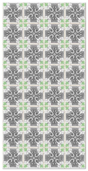 Panorama Tappeto Vinile Geometria Quadrata 40x80 cm - Tappeto da Cucina  Vinile Antiscivolo - Tappeto Moderno Salotto - Tappeto Lavabile,  Antiscivolo
