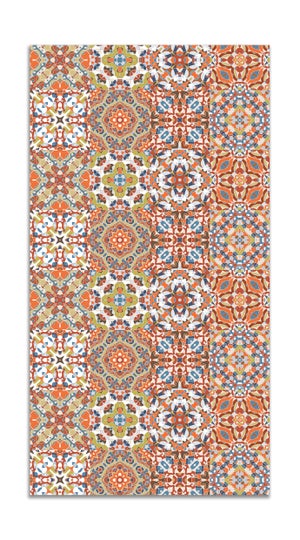 Panorama Alfombra Vinílica Hidráulica Triana Marrón 40x80 cm - Alfombra  Cocina Vinilo - Alfombra Salón Antideslizante e Ignífuga